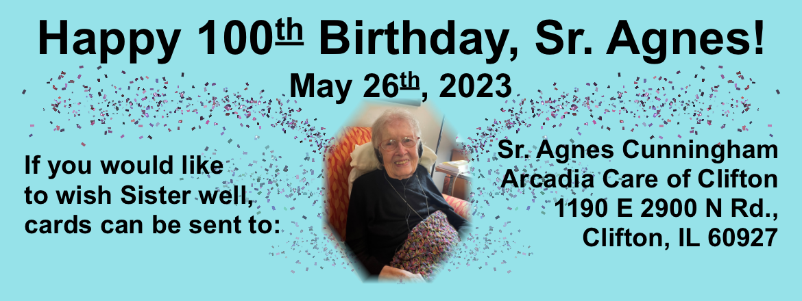 Sr. Agnes' 100th Birthday